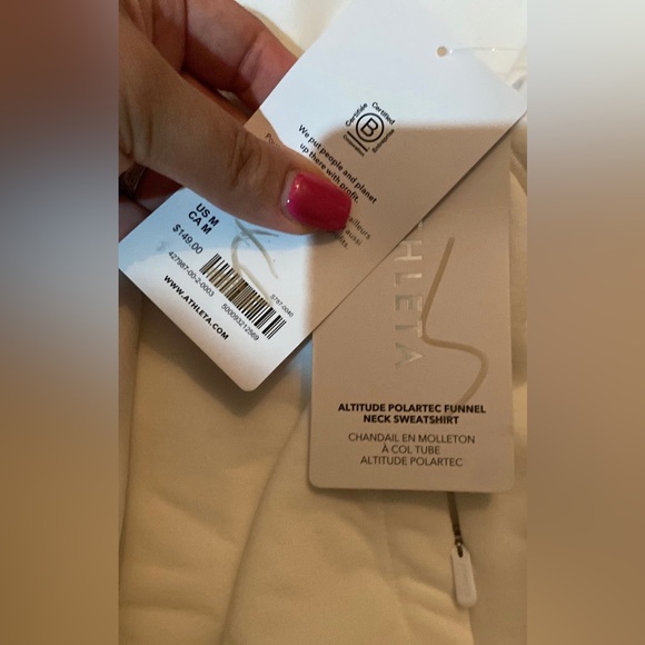 Athleta Altitude Polartec Funnel Neck Sweatshirt - Picture 8 of 10
